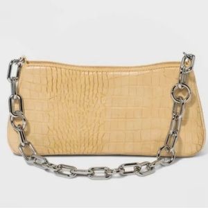 A New Day Faux Croc Leather Purse